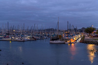 Monterey Harbor at Night