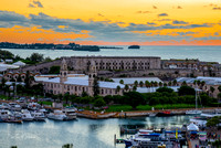 Royal Dock Bermuda & Castel at Sunset