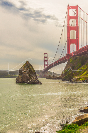 Golden Gate Bridge from Marin Anchorage