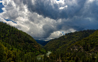 Rain Clouds over Middle Fork Stanislaus River