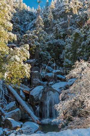 Cascade Falls in Winter
