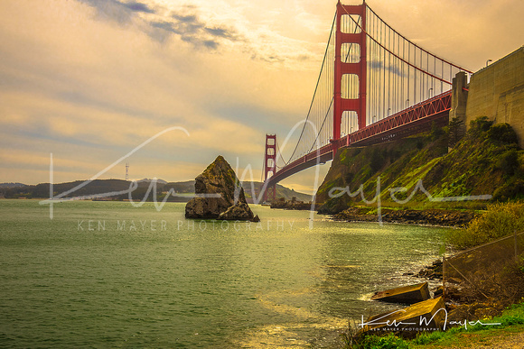 Golden Gate Bridge from Marin Anchorage 1