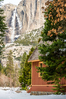 Yosemite Vallry Chapel & Falls