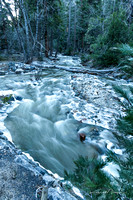 Bridalveil Creek with Ice