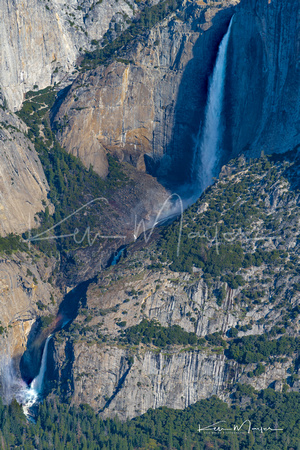 Spring View of Yosimite Falls from Glacier Point