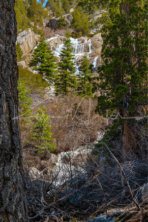 Runoff Waterfalls off of 108
