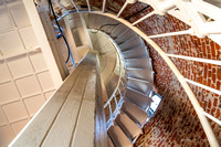 Spiral Stairs inside Point Sur Lightrhouse