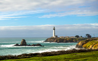 Pigeon Point Lighthouse lone Rock 12-11-2018