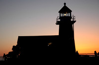 Light House at Santa Cruz at Dusk
