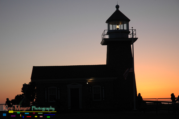 Light House at Santa Cruz at Dusk