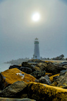 Walton Lighthouse in Fog