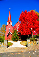 St. James Episcopal Church in Fall